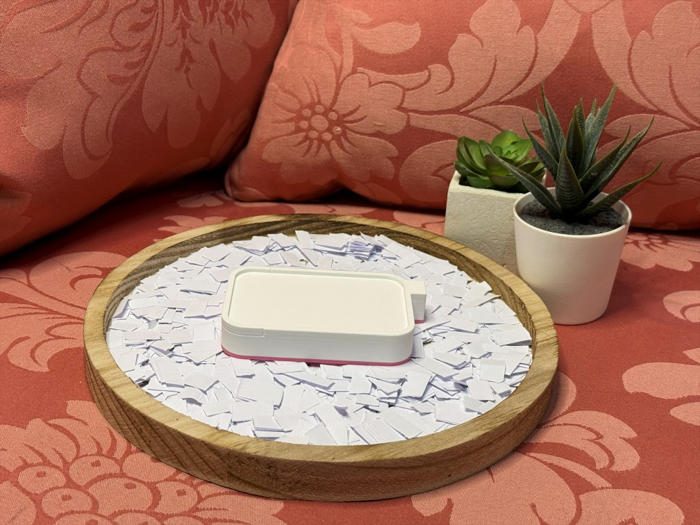 White & Pink Diamond Art Tray - Image 6