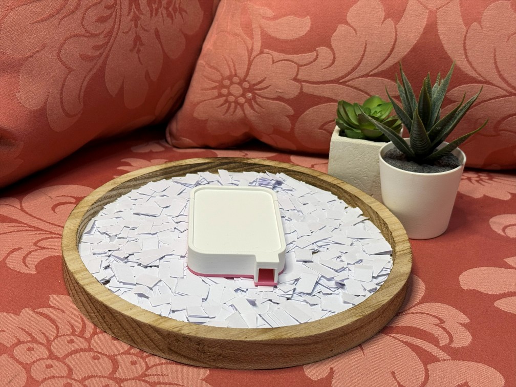 White & Pink Diamond Art Tray - Image 4