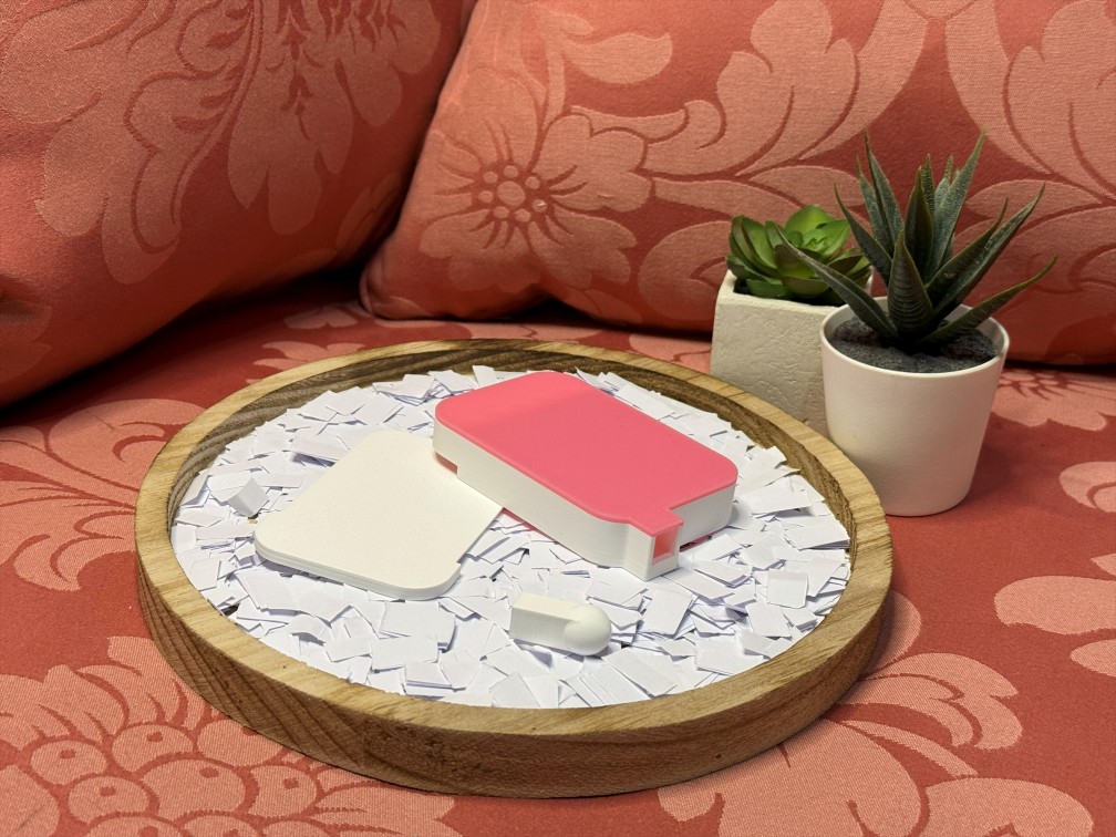 White & Pink Diamond Art Tray - Image 2