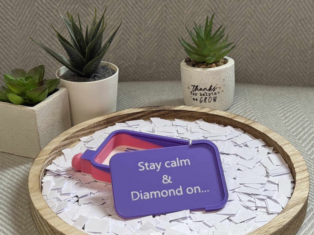 Keep Calm Diamond Art Tray