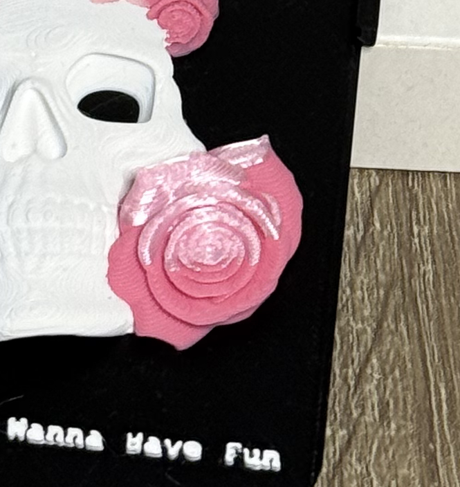 Wonky - Skull & Roses Tray - Silk Rose - Image 2